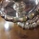 Old silver bronze chandeliers