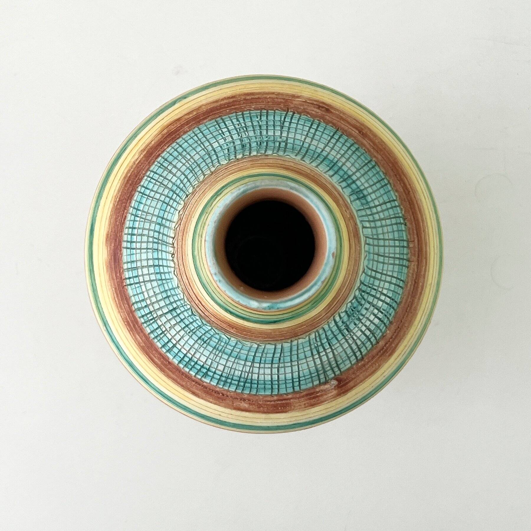 Vintage Vase • Glazed Ceramic • Aldo Londi • Bitossi • 1950