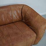 Cognac Leather Andes Sofa by Gerard van den Berg for Montis, 1970s