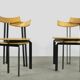 Dutch post modern dining chairs, harvink, 1980s