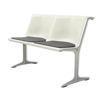 Fiberglass bench by Friso Kramer for Wilkhahn 1967