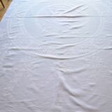 Nappe en coton rose poudré