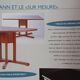 Rare set of 6 Baumann tables 1990, 80x120 and half moon 120cm