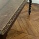 Old farm dining table Louis XIII turned wood