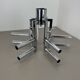 Modernist Huge chromed SPUTNIK Sciolari Style Ceiling Light, Italy, 1970s