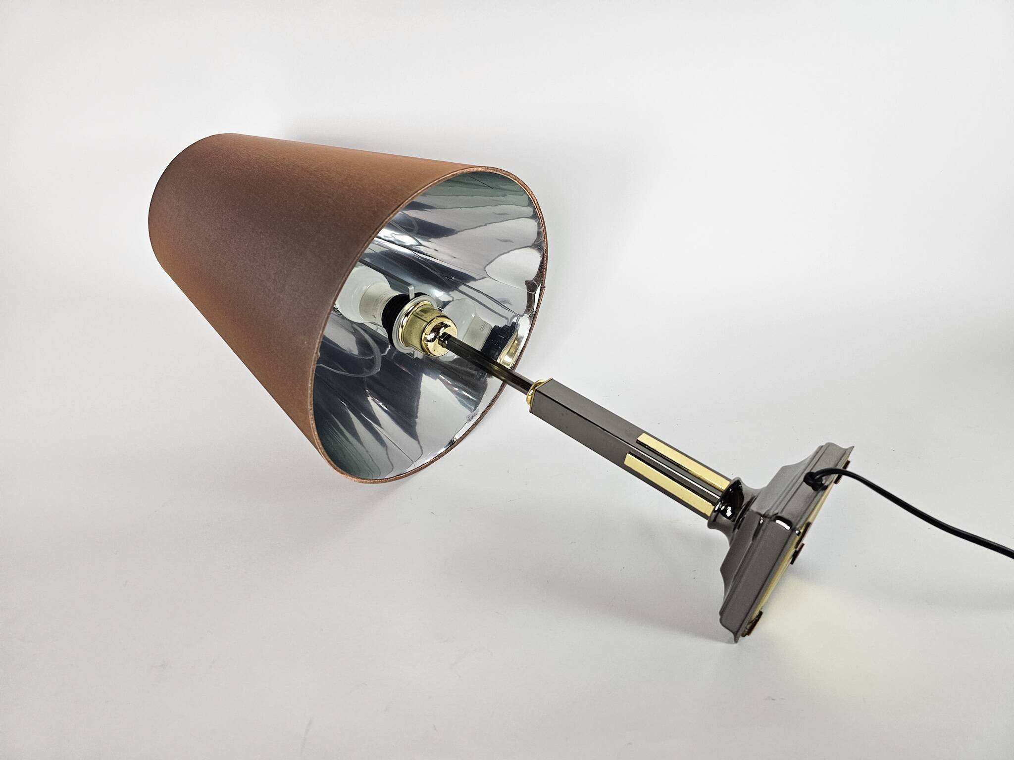 Herda - Hollywood Regency stijl  - messing - tafellamp - 1980's