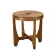 Dutch Art Deco Modernist Amsterdam School side table in Oak
