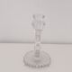 Candlestick candlestick 3 branches in transparent glass