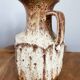 Vase brun-beige Scheurich 497-18, fat lava vintage, poterie d’art ouest-allemande (WGP)