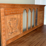 Carved wooden sideboard