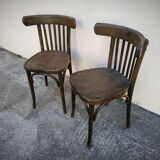 Paire de chaises bistrot