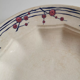 Round earthenware dish HBCM Hippolyte Boulenger Creil Montereau model Prunella