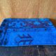 Vintage Turkish Wool Dragon Pillow, Kilim Lumbar Cushion Cover