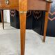 Directoire style flat desk in cherry wood