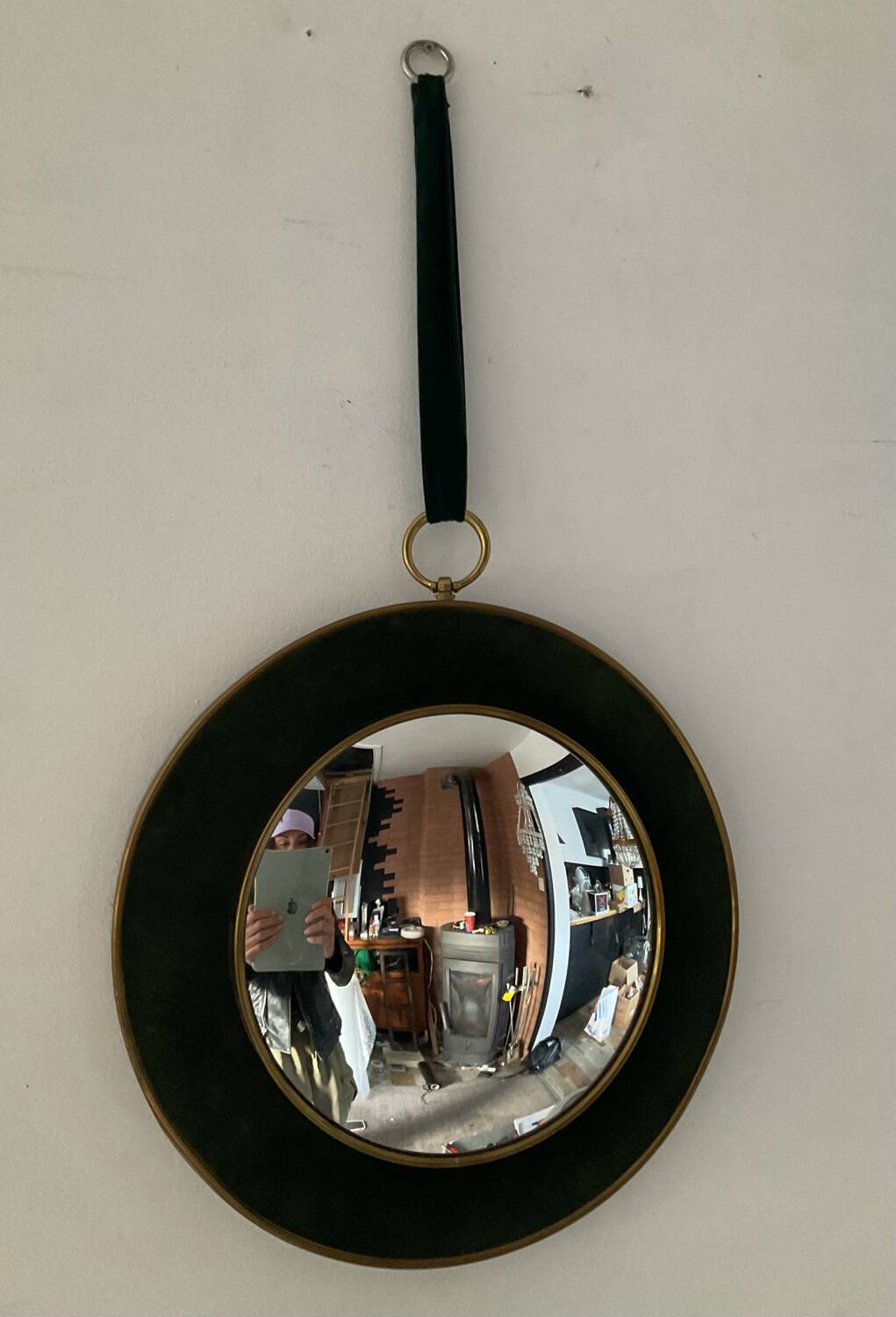 Miroir œil de sorcière des années 60