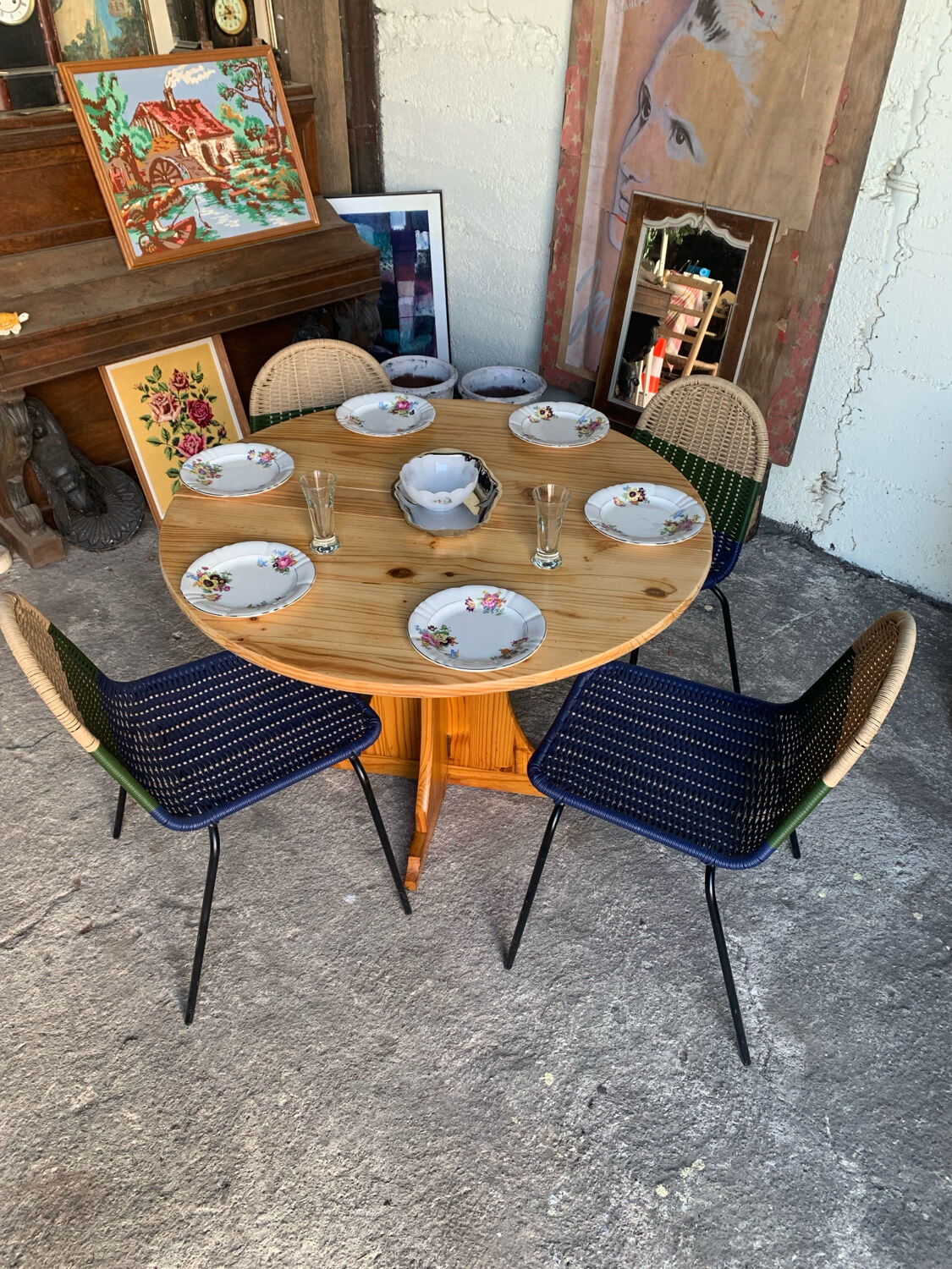 Folding pine table – Chic mountain spirit