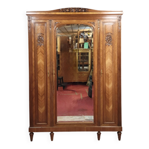 Armoire époque Art Déco - ronce noyer