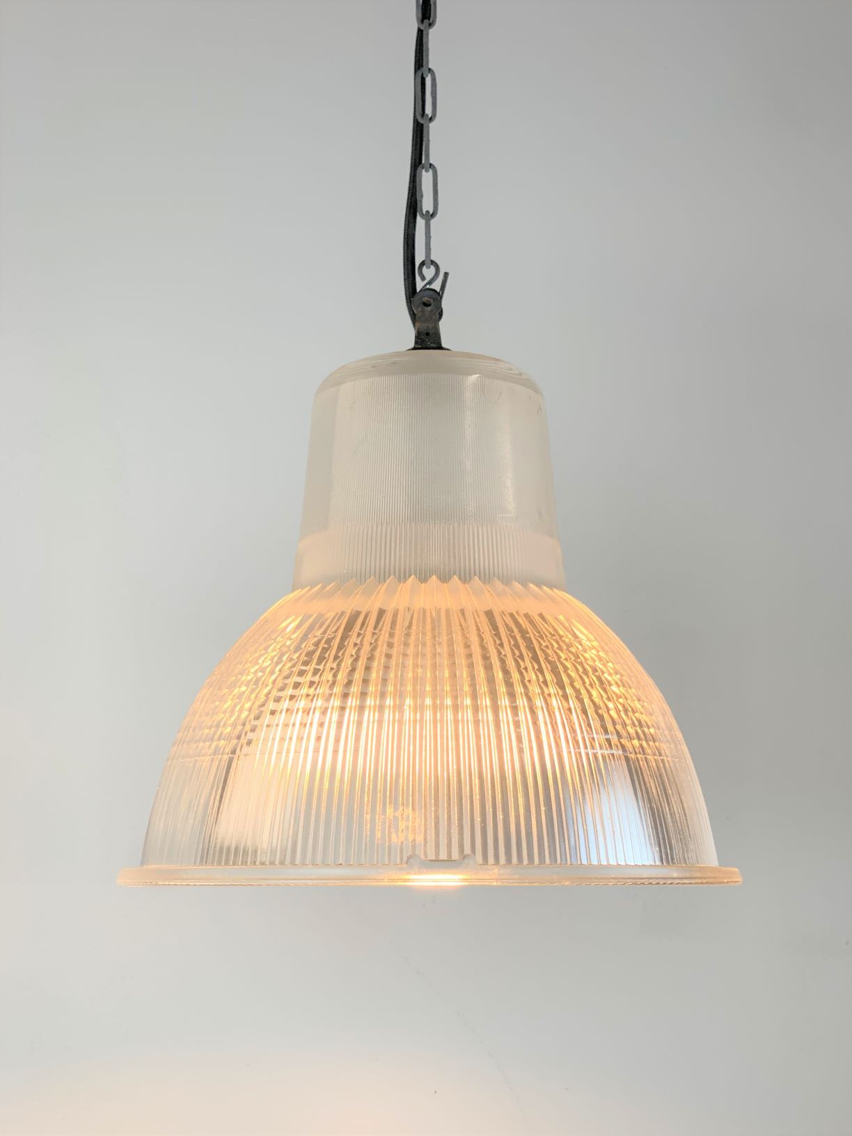 Holophane hanging lamp 1950 ø 27.5cm