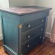 Commode vintage style empire rénovée
