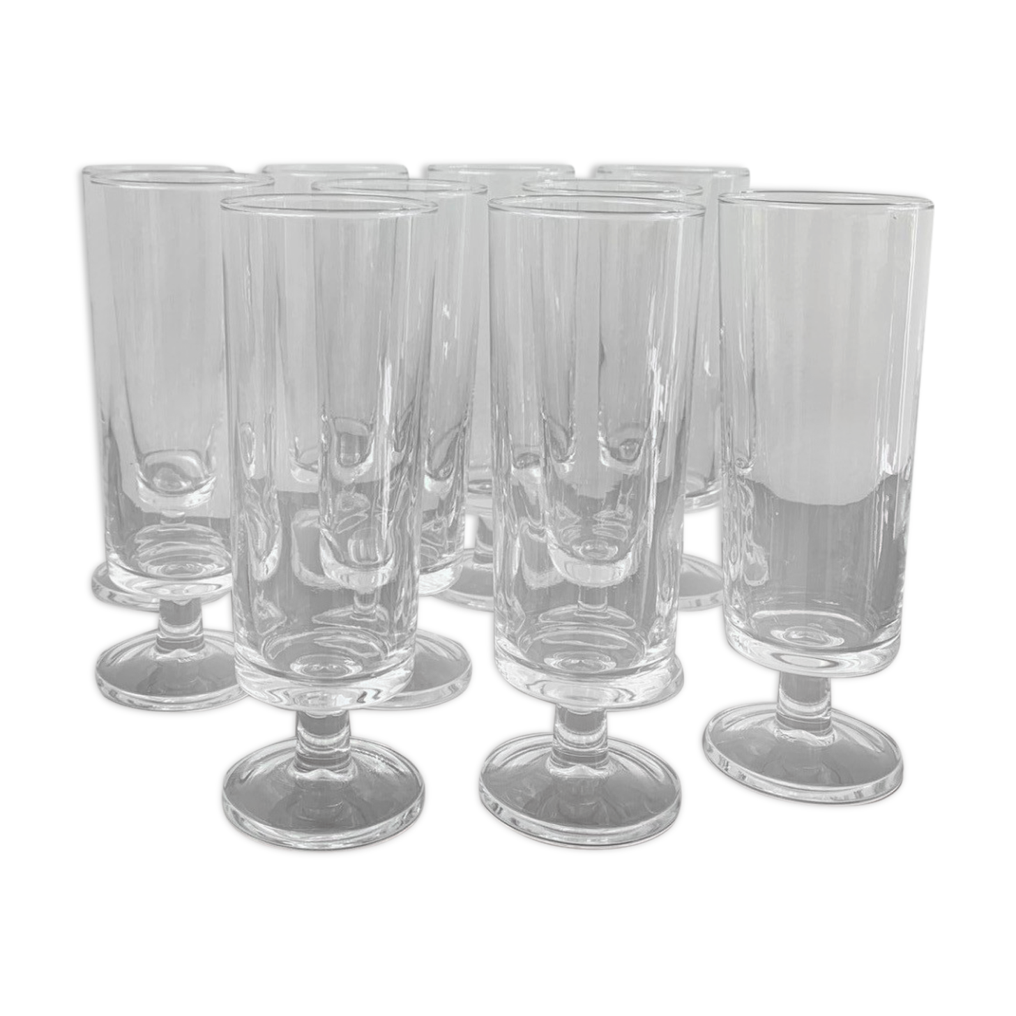 Flûtes à champagne vintage