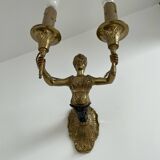 Wall lamp - patinated bronze - renowned décor - Empire style