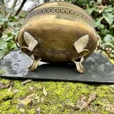 Large brass lion planter from the Napoleonic III era.