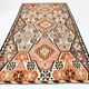 6x10 Kilim Grey & Brown Bohemian Area Kilim Rug, 171x306 Cm