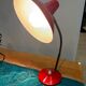 Vintage Aluminor red desk lamp – 1970s design