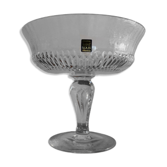 Coupe sur pied cristal Saint Louis modèle Thistle - Diamètre 22,2 cm
