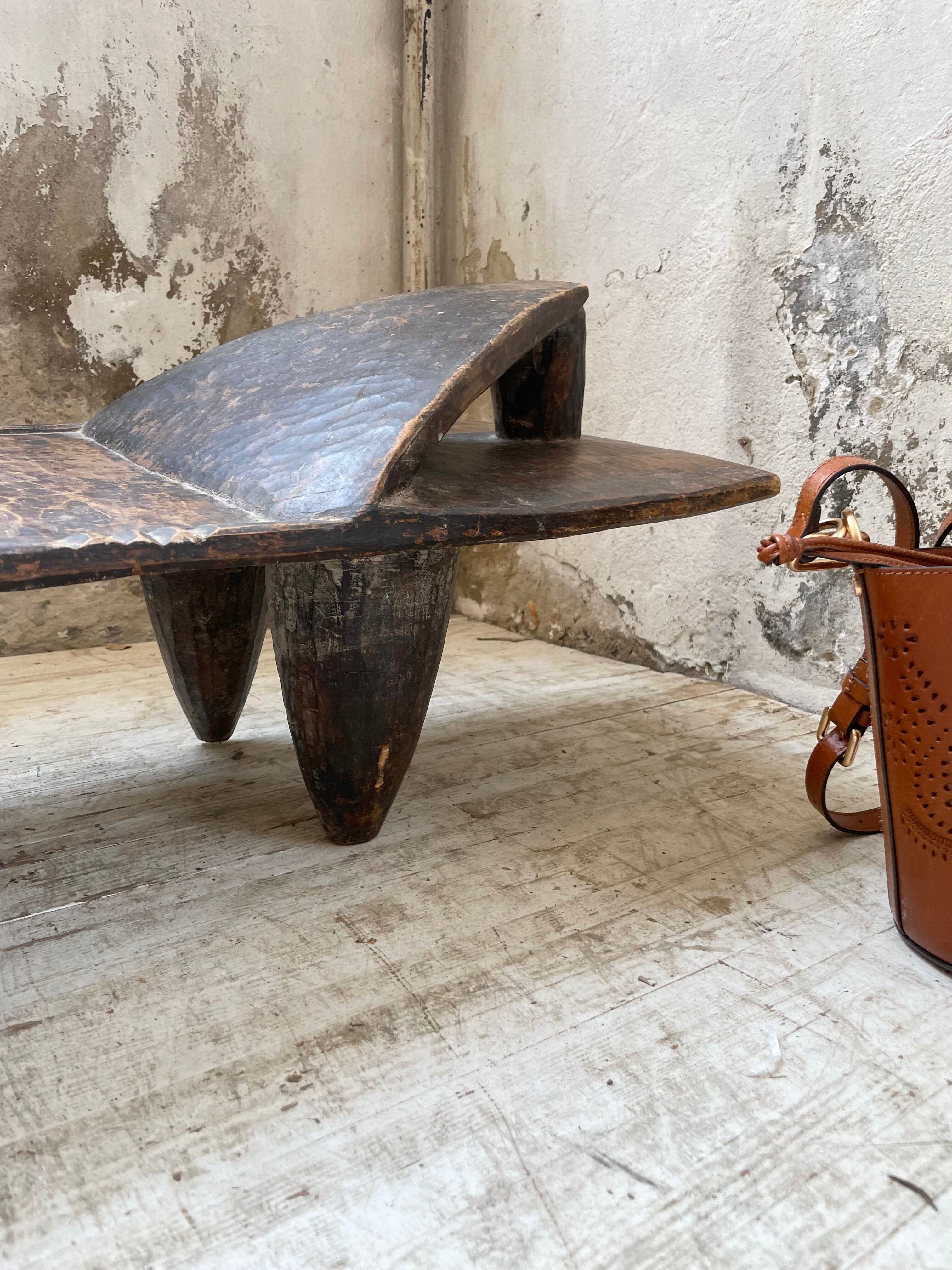 Senoufo coffee table bench from the 60s