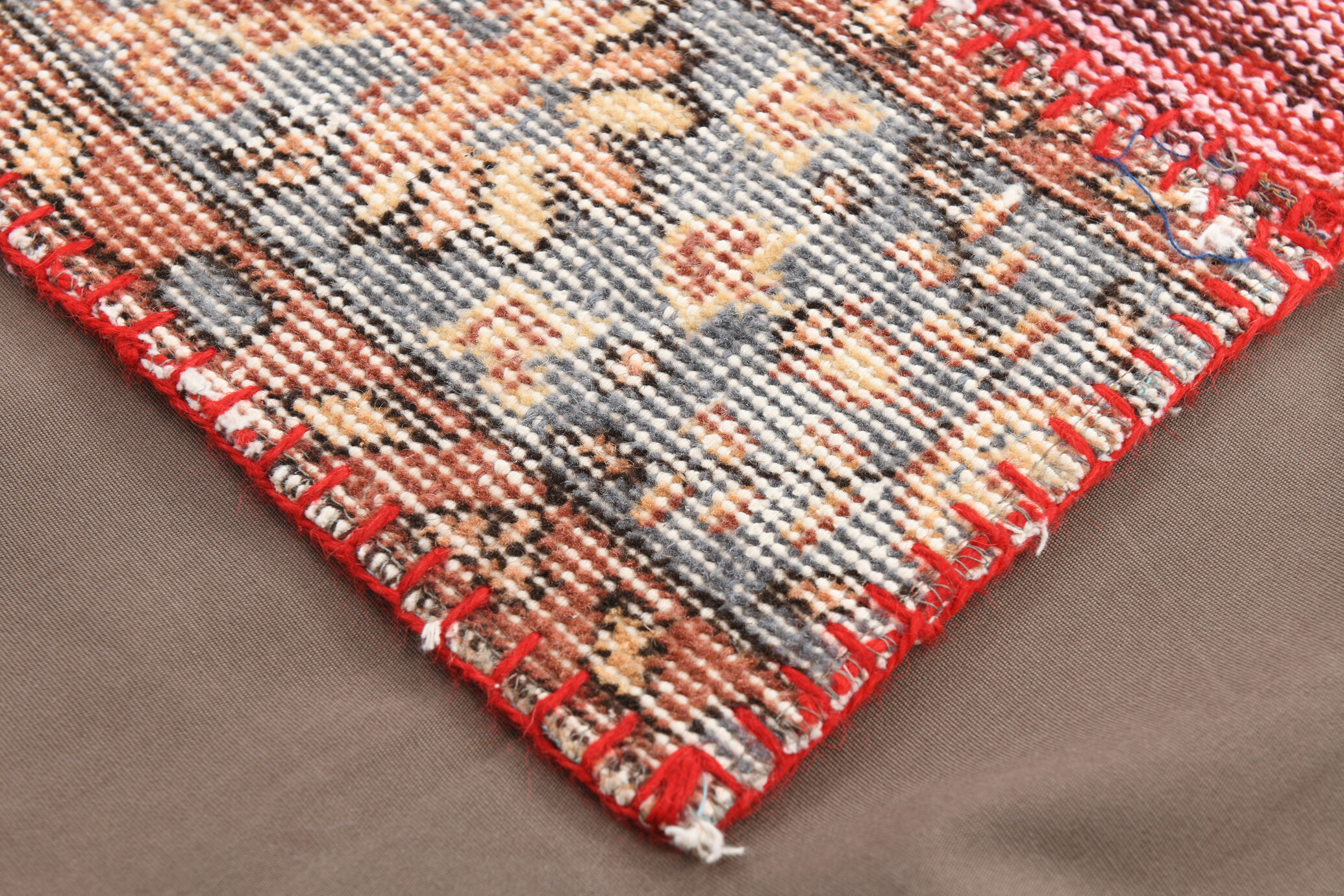 Distressed turkish rug 302x215cm