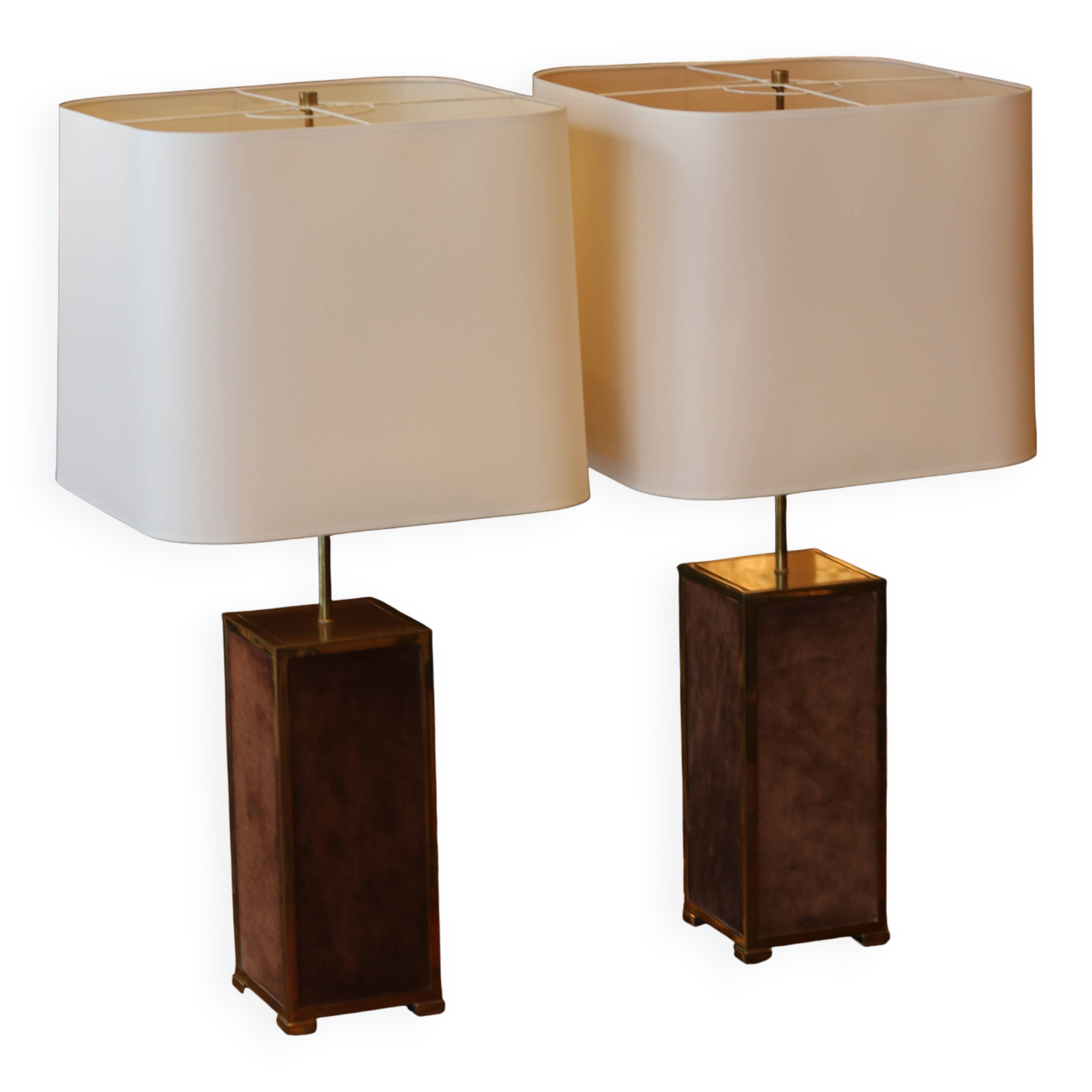 Important pair of lamps from the 70s