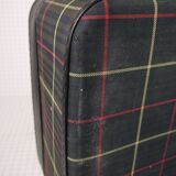 Green scottish fabric case with key