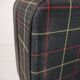 Green scottish fabric case with key