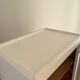 Parisian wardrobe / vintage wardrobe, painted white