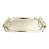 Plateau de service hexagonal en inox