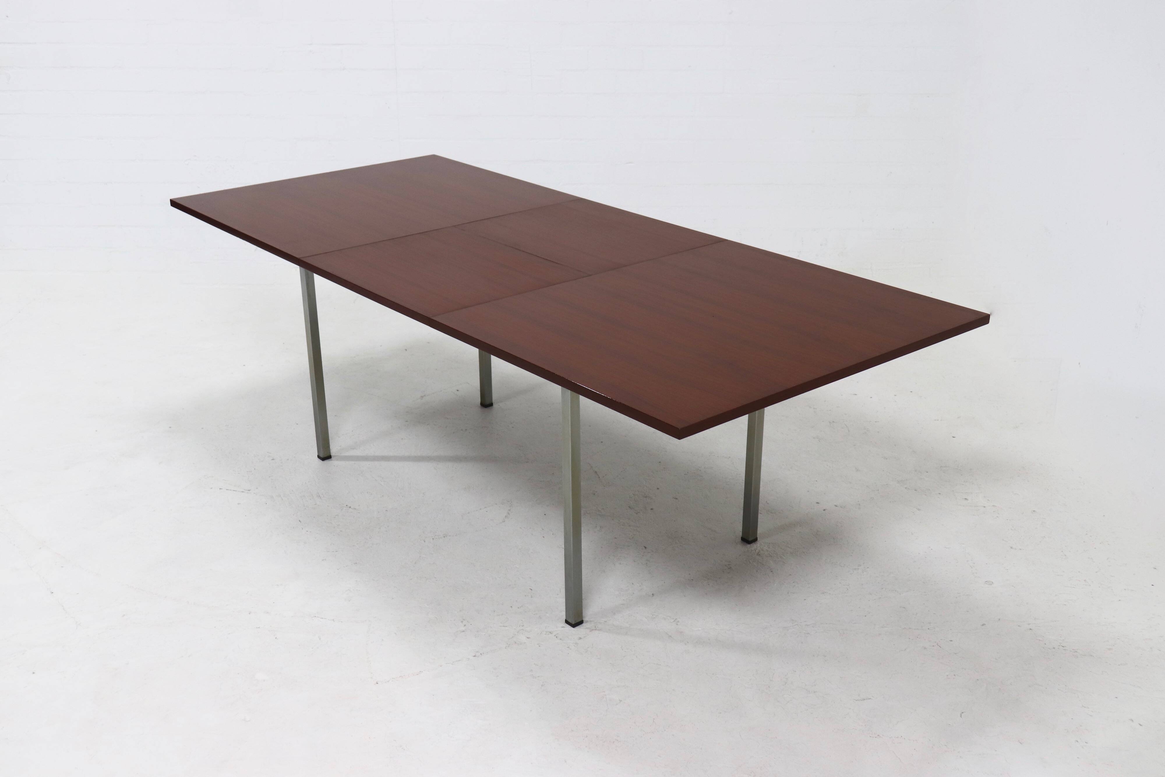 Extendable dining table by Alfred Hendrickx for Belform Belgium 1960s