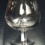 Set of 5 burgundy wine glasses