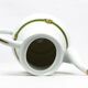 Christofle Paris – Teapot in porcelain, Green Ribbon model