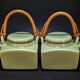 Pair of Thai celadon teapots, Chiang Mai 90s