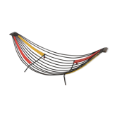 Modernist fruit basket 1950, scoubidou