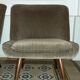 Paire de Fauteuil chauffeuse années 50 60 restauré
