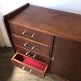 Vintage dark wood sideboard