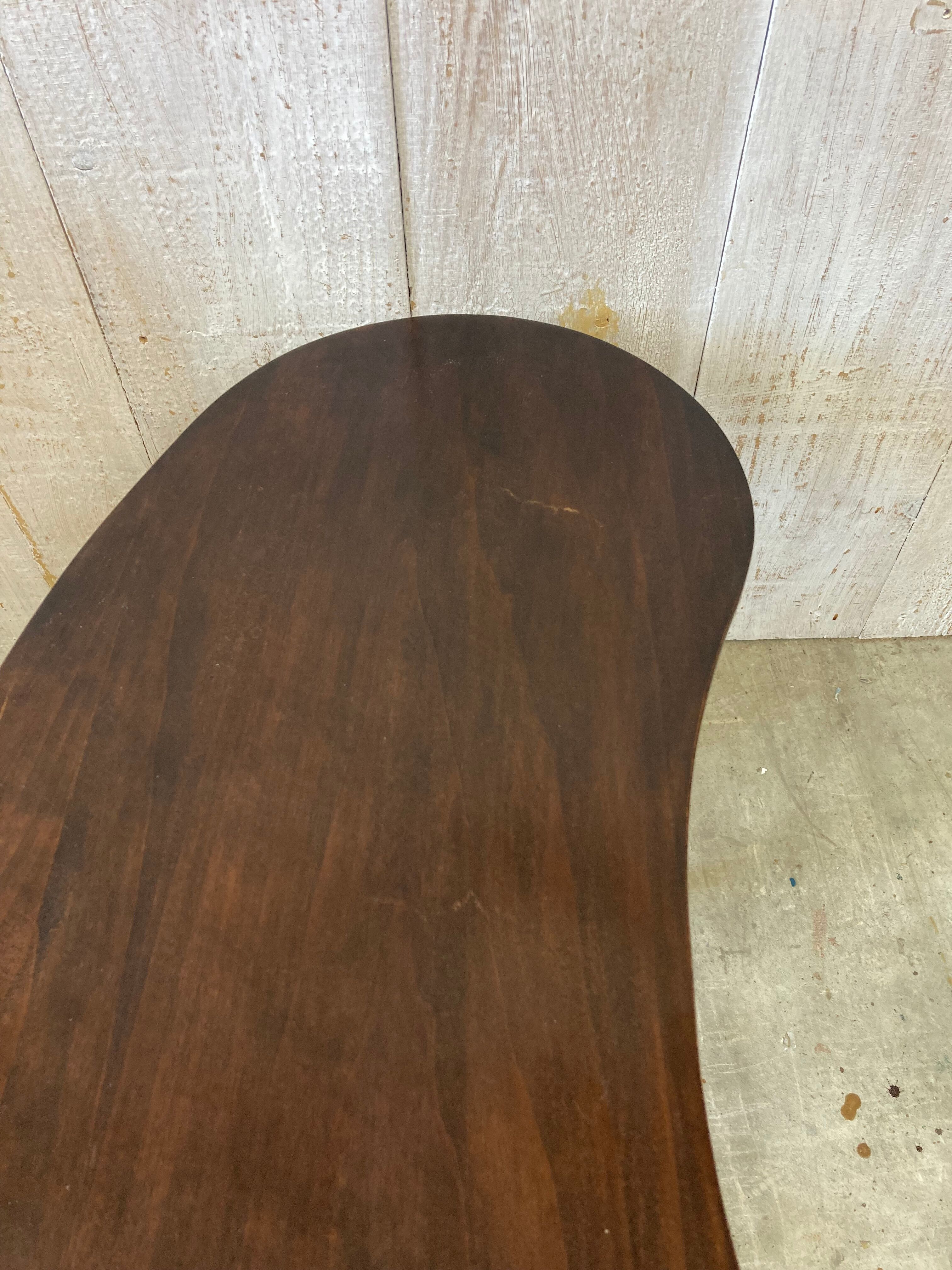 Table basse haricot vintage