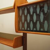 Teak system bookcase, Norwegian design, 1960s, production: Blindheim Mobelf