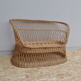 1960 wicker bench