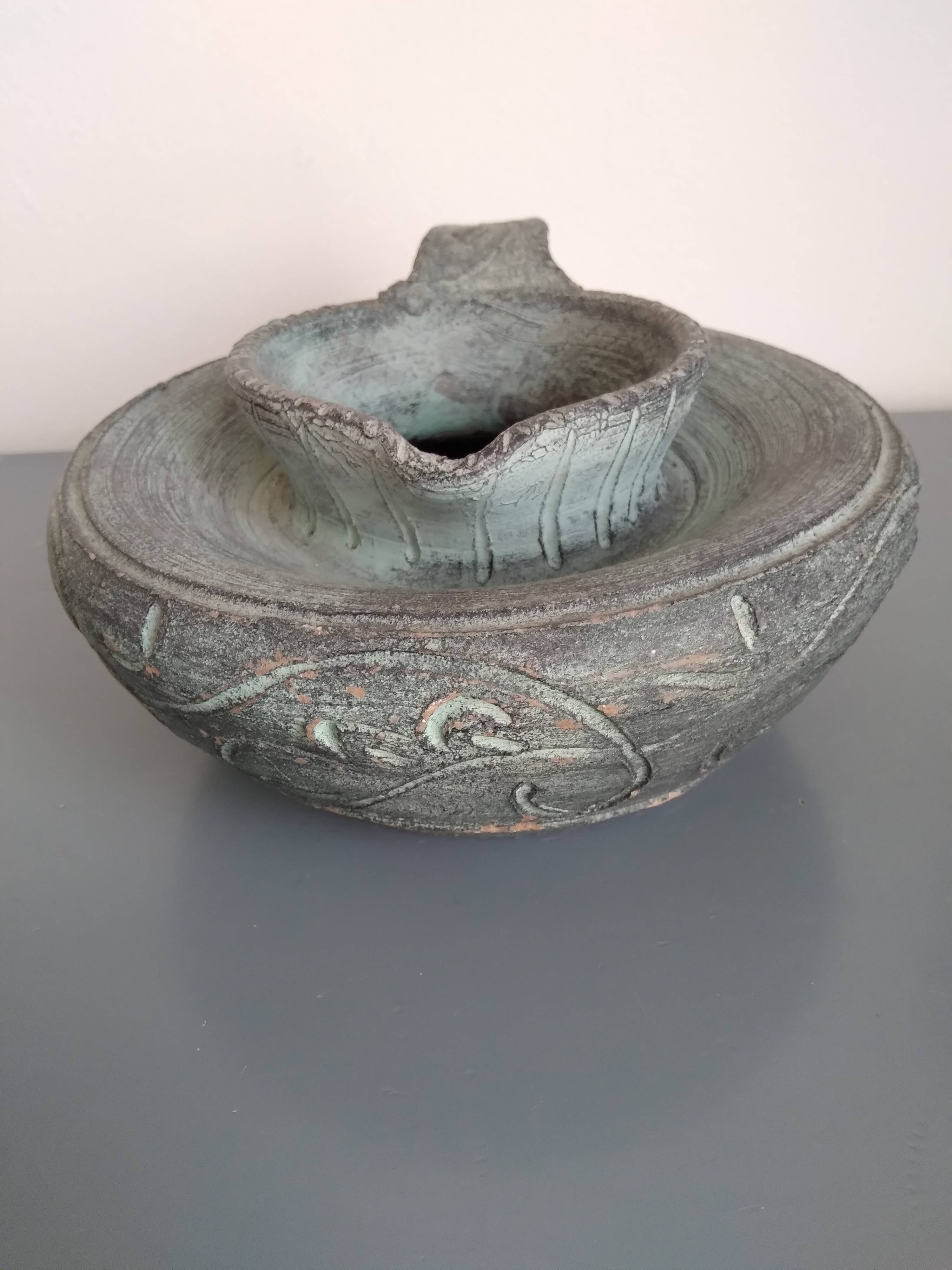 Pottery jug 1970 Almeda Ferrer Spain