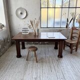 Dudouyt oak dining table 1940