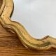 Miroir doré baroque 33x25cm