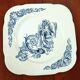 5 assiettes à dessert modèle Renaissance - faïence de Clairefontaine